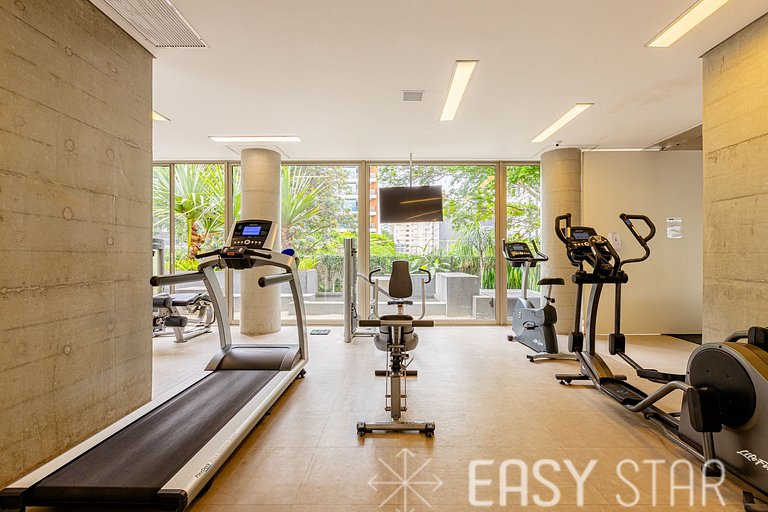 Easy Star - Studio C/vaga e garden na Vila Nova Conceição -
