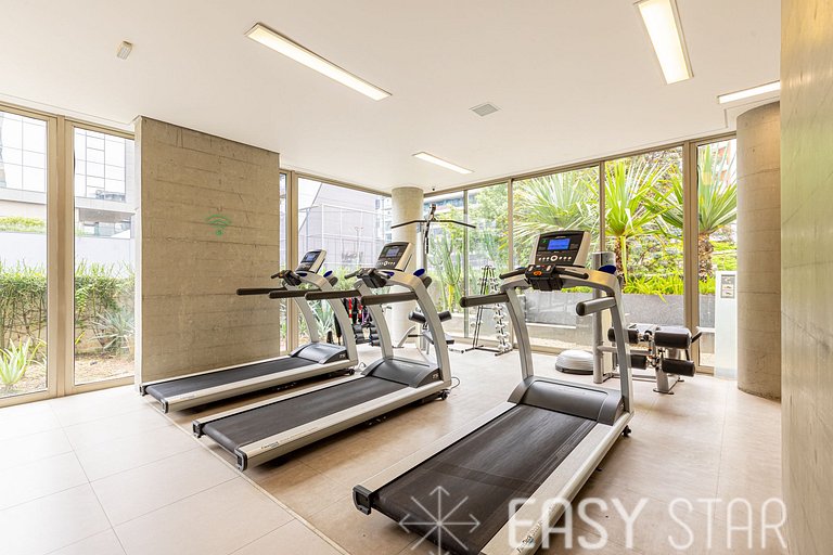 Easy Star - Studio C/vaga e garden na Vila Nova Conceição -