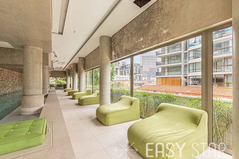 Easy Star - Studio C/vaga e garden na Vila Nova Conceição -