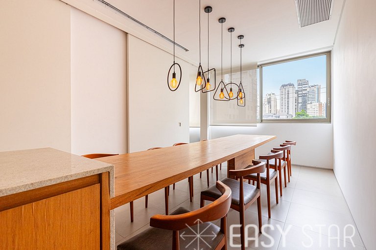 Easy Star - Studio C/vaga e garden na Vila Nova Conceição -