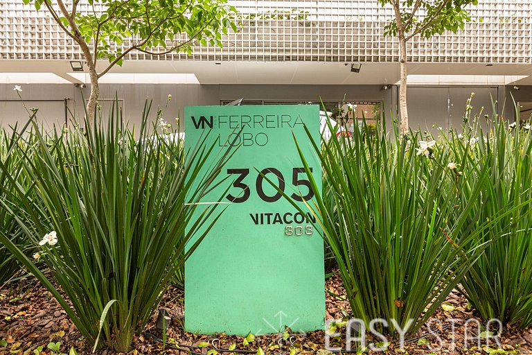 Easy Star - Studio C/vaga e garden na Vila Nova Conceição -