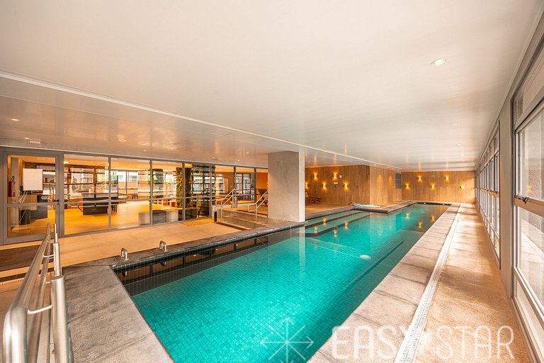 Easy Star - Studio Incrível com vaga e piscina em Moema - ET