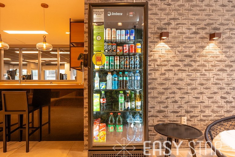 Easy Star - Studio Incrível com vaga e piscina em Moema - ET