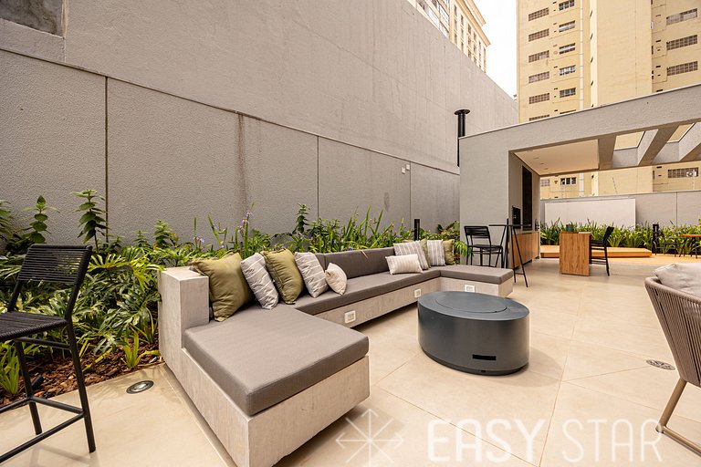 Easy Star - Nik Paulista - Studio aconchegante na Rua August