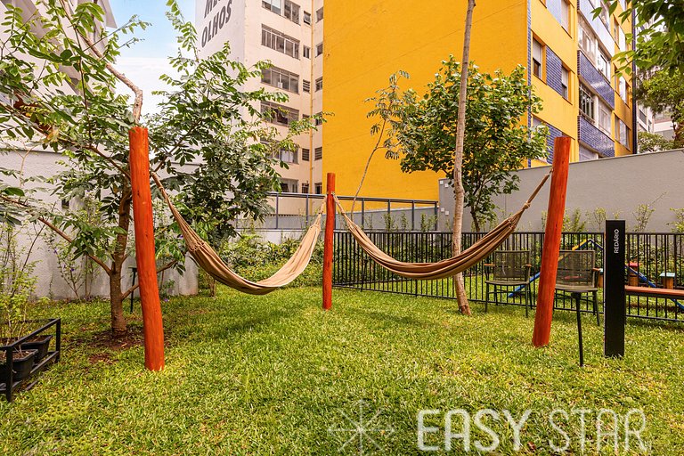 Easy Star - Nik Paulista - Studio aconchegante na Rua August