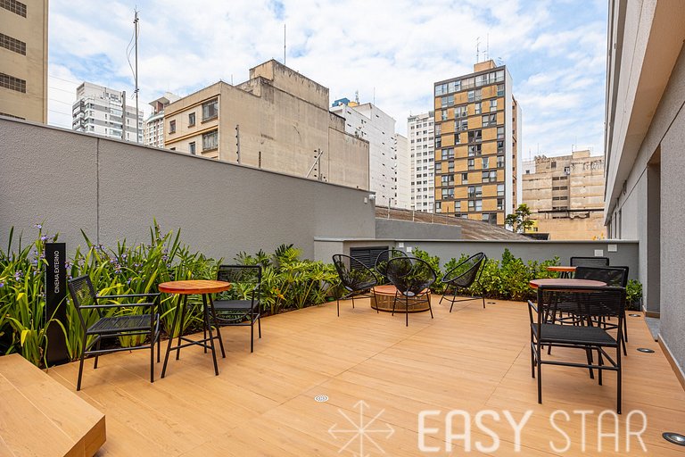 Easy Star - Nik Paulista - Studio aconchegante na Rua August
