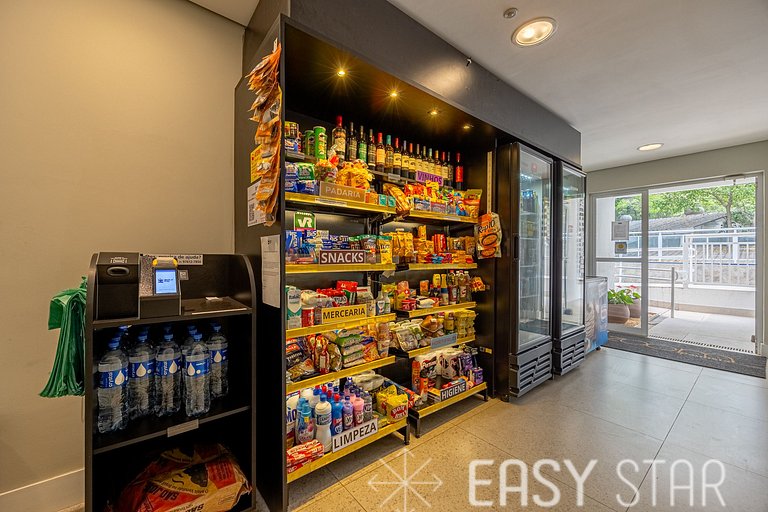 Easy Star - Belo apto c/ 2 quartos, vaga e varanda na Paulis