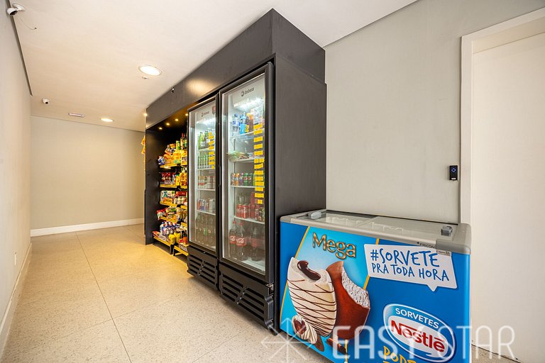 Easy Star - Belo apto c/ 2 quartos, vaga e varanda na Paulis