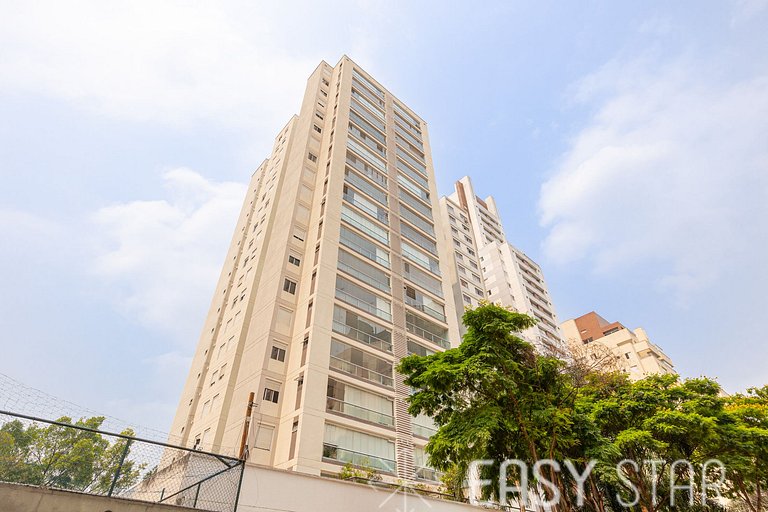 Easy Star - Belo apto c/ 2 quartos, vaga e varanda na Paulis
