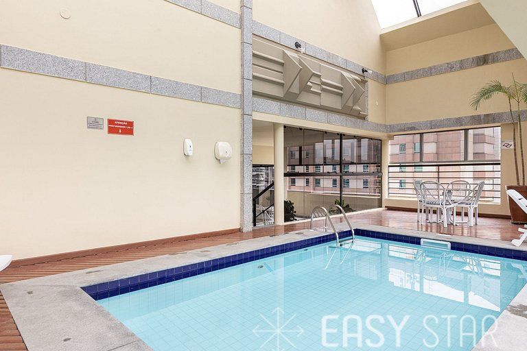Easy Star - Flat gracioso ao lado da Berrini - PA01H