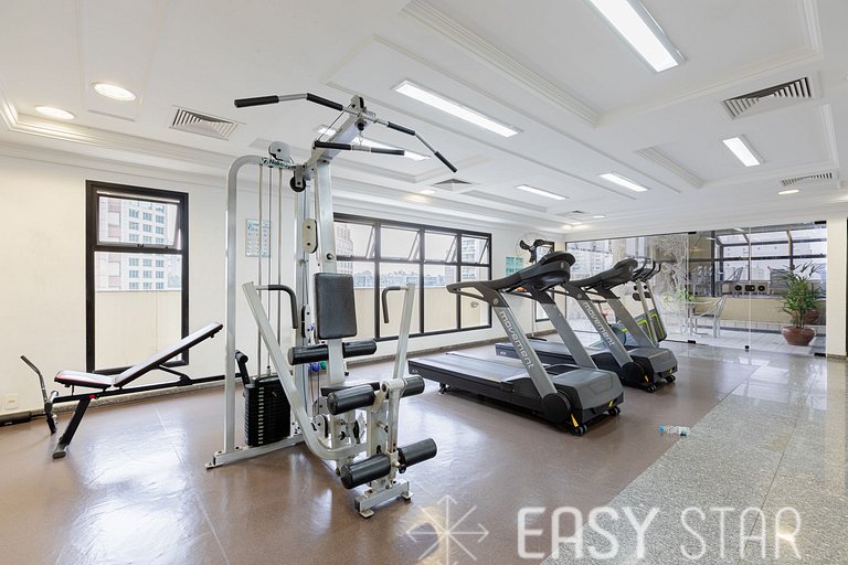 Easy Star - Flat gracioso ao lado da Berrini - PA01H