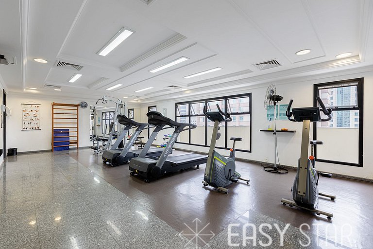 Easy Star - Flat gracioso ao lado da Berrini - PA01H