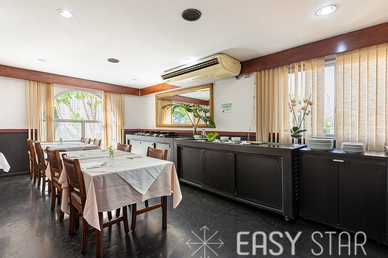 Easy Star - Charmoso flat C/Vaga ao Lado da Av. Paulista! -