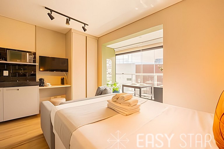 Studio Moderno C/Vaga na Vila Olimpia