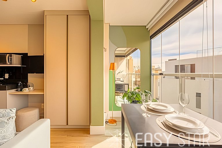 Studio Moderno C/Vaga na Vila Olimpia