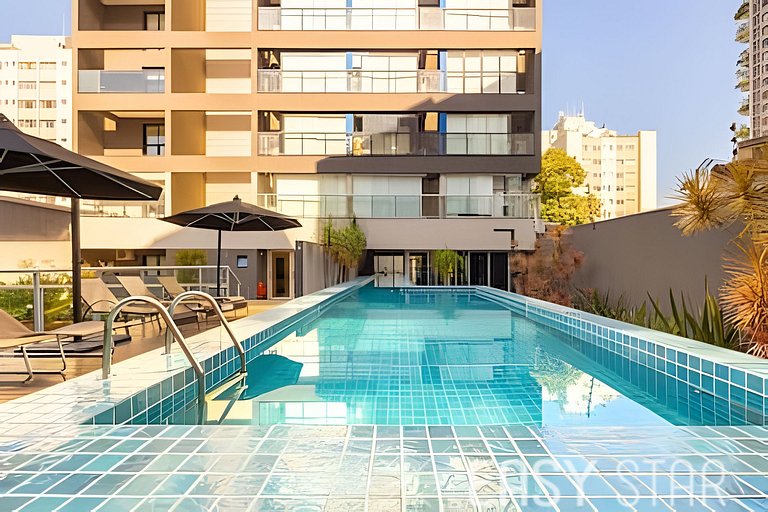 Studio Moderno C/Vaga na Vila Olimpia