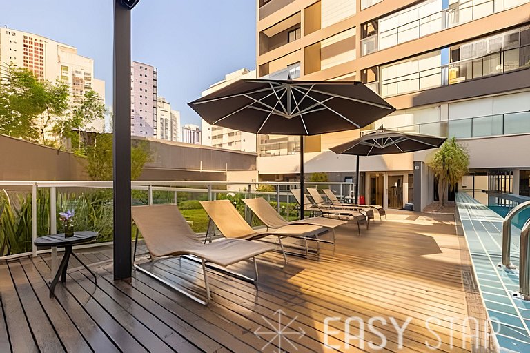 Studio Moderno C/Vaga na Vila Olimpia