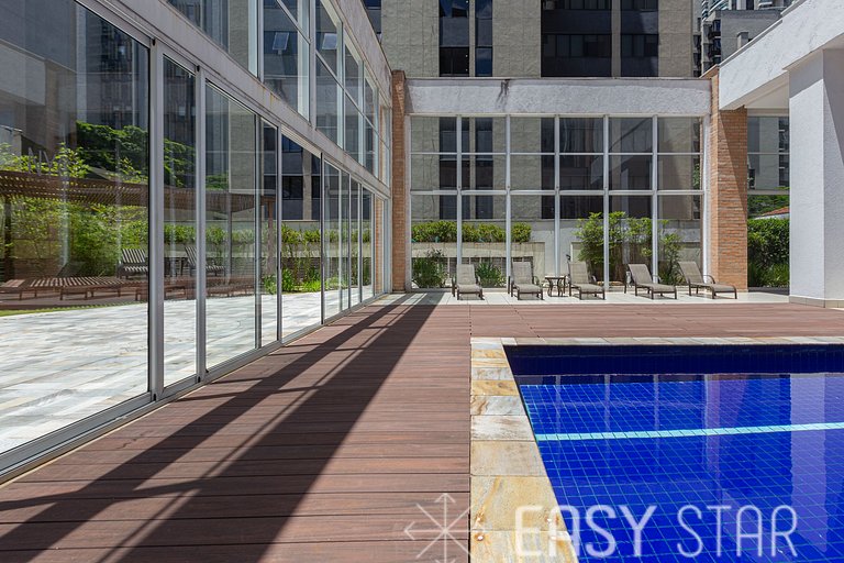 Easy Star - Lindo Duplex de Alto Padrão Próximo a Berrini -