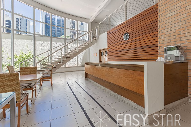 Easy Star - Lindo Duplex de Alto Padrão Próximo a Berrini -