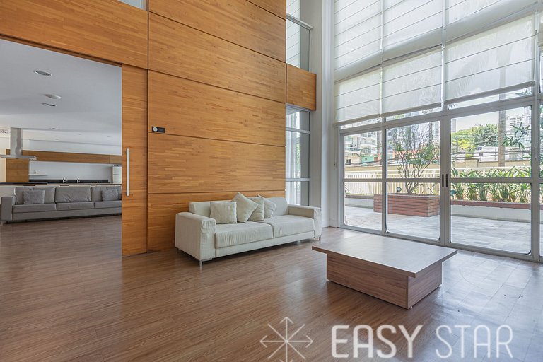 Easy Star - Lindo Duplex de Alto Padrão Próximo a Berrini -