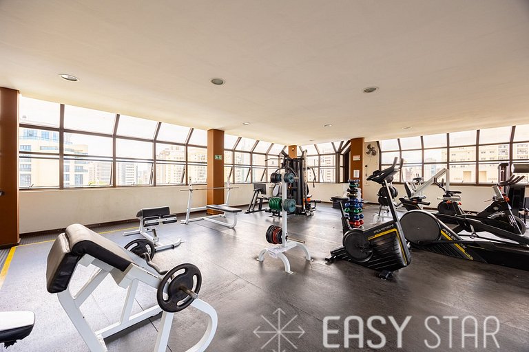 Easy Star - Charmoso flat C/Vaga em Moema - QX01I