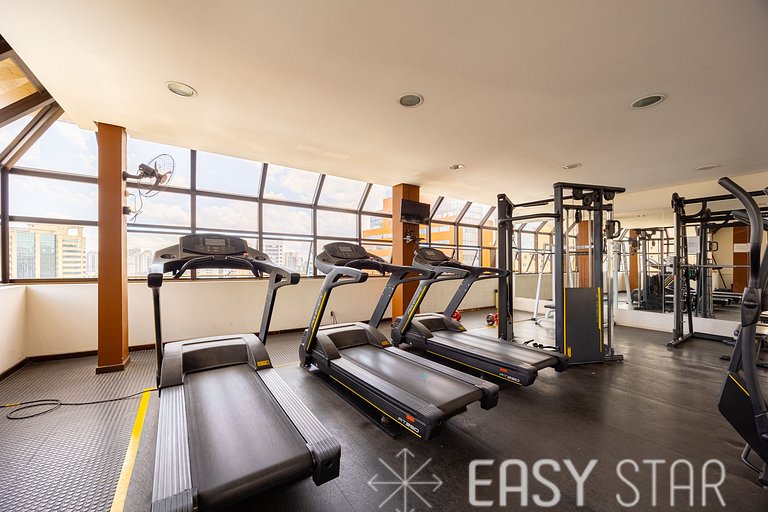 Easy Star - Charmoso flat C/Vaga em Moema - QX01I