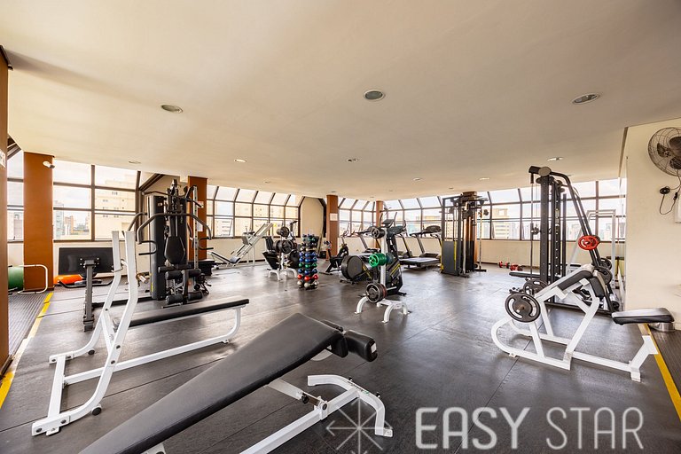 Easy Star - Charmoso flat C/Vaga em Moema - QX01I