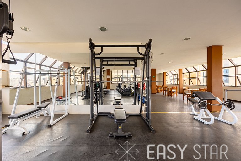 Easy Star - Charmoso flat C/Vaga em Moema - QX01I
