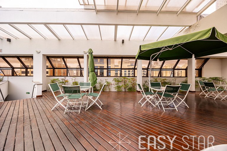 Easy Star - Charmoso flat C/Vaga em Moema - QX01I