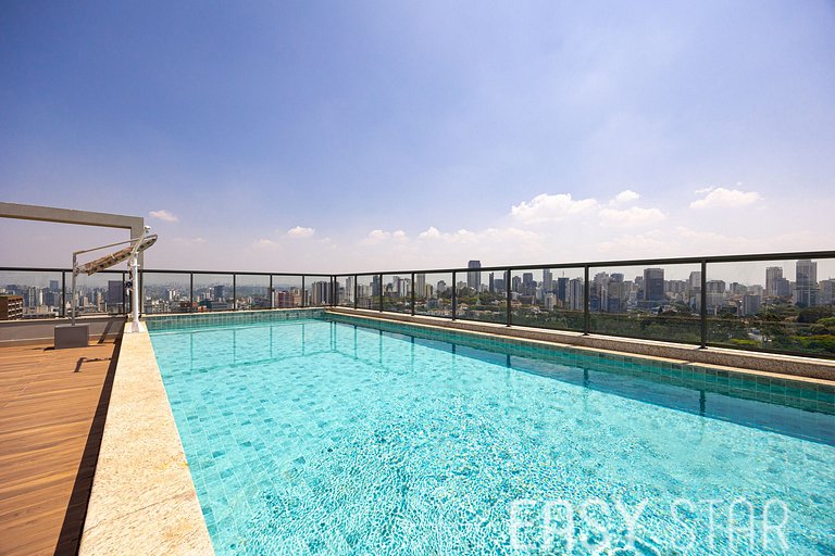 Easy Star - Belo studio com varanda na Sumaré - NM01I