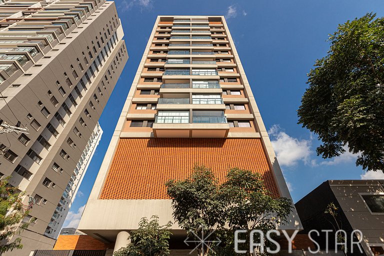 Luxuoso apartamento iluminado 2 quartos Pinheiros