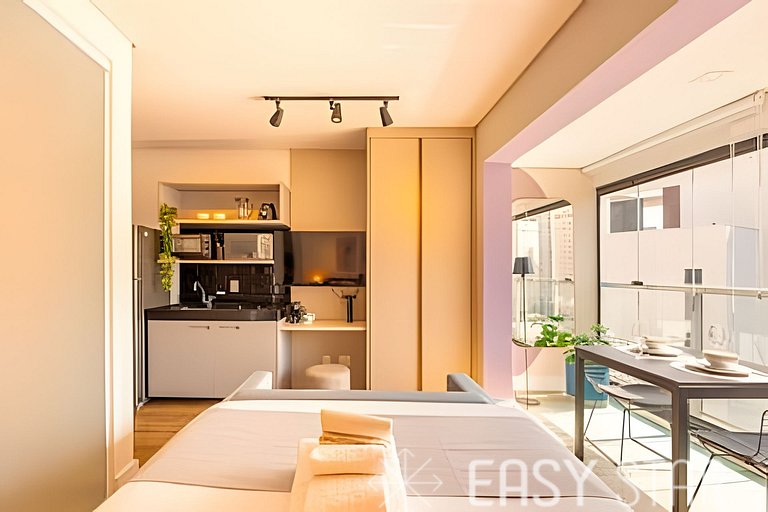 Studio C/ Vaga e Lazer completo na Vila Olimpia