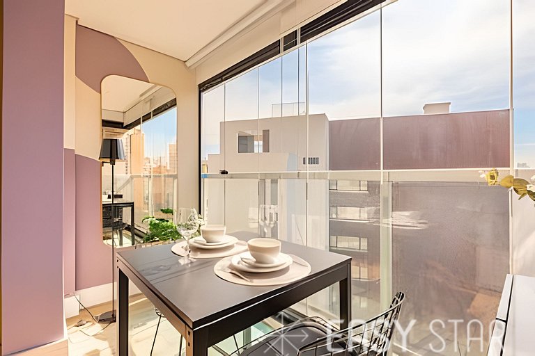 Studio C/ Vaga e Lazer completo na Vila Olimpia