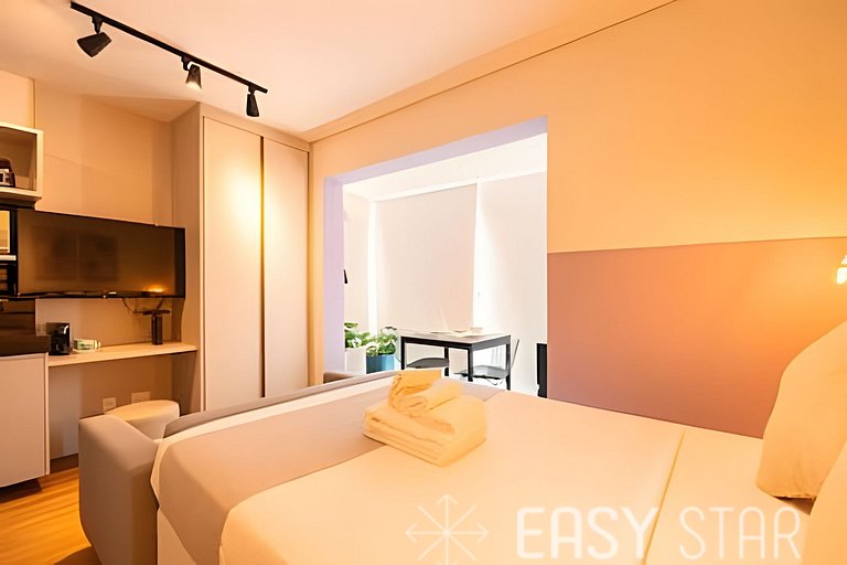 Studio C/ Vaga e Lazer completo na Vila Olimpia