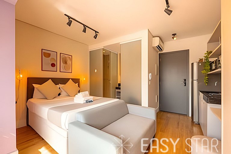 Studio C/ Vaga e Lazer completo na Vila Olimpia