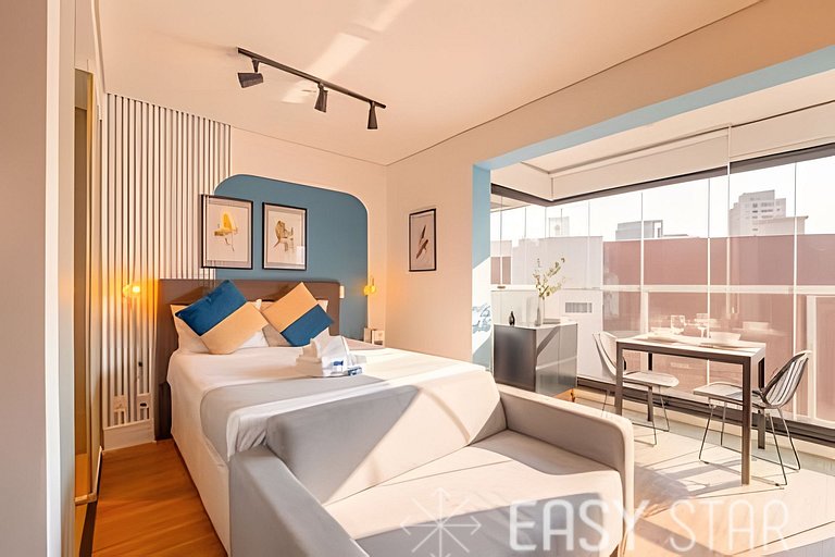 Studio Charmoso C/Vaga na Vila Olímpia