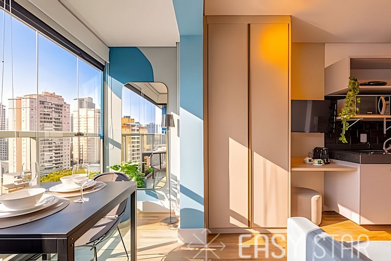 Studio Charmoso C/Vaga na Vila Olímpia