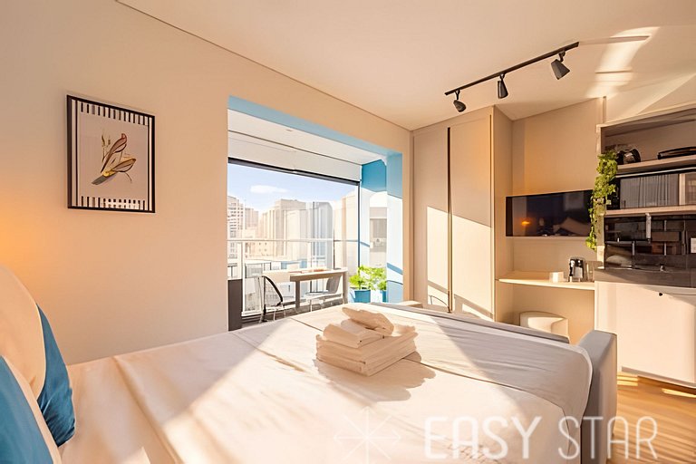 Studio Charmoso C/Vaga na Vila Olímpia