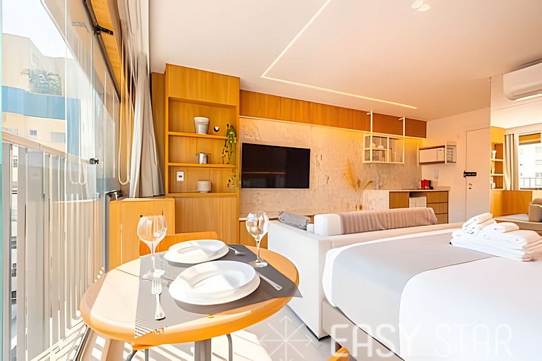Lindo Studio C/Vaga no Jardim Paulistano