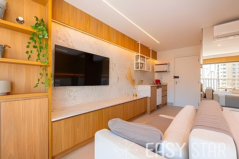 Lindo Studio C/Vaga no Jardim Paulistano