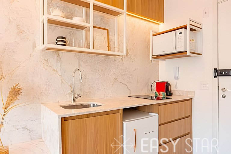 Lindo Studio C/Vaga no Jardim Paulistano