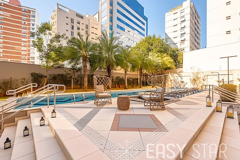 Lindo Studio C/Vaga no Jardim Paulistano