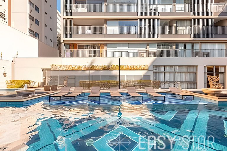 Lindo Studio C/Vaga no Jardim Paulistano