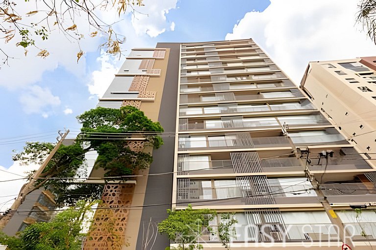 Lindo Studio C/Vaga no Jardim Paulistano