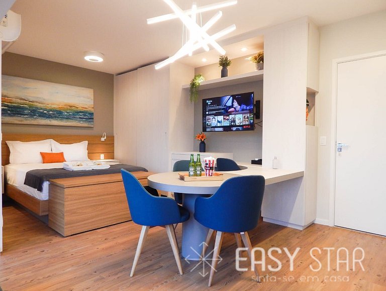 Easy Star - Studio Aconchegante e Estiloso no Campo Belo - W