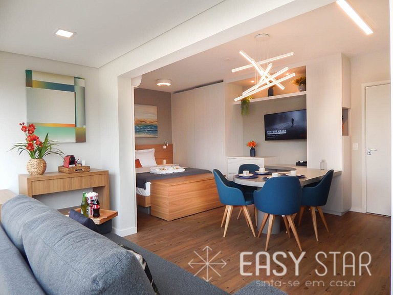 Easy Star - Studio Aconchegante e Estiloso no Campo Belo - W