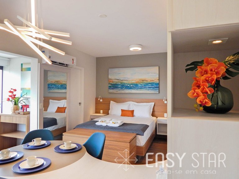 Easy Star - Studio Aconchegante e Estiloso no Campo Belo - W