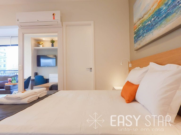 Easy Star - Studio Aconchegante e Estiloso no Campo Belo - W
