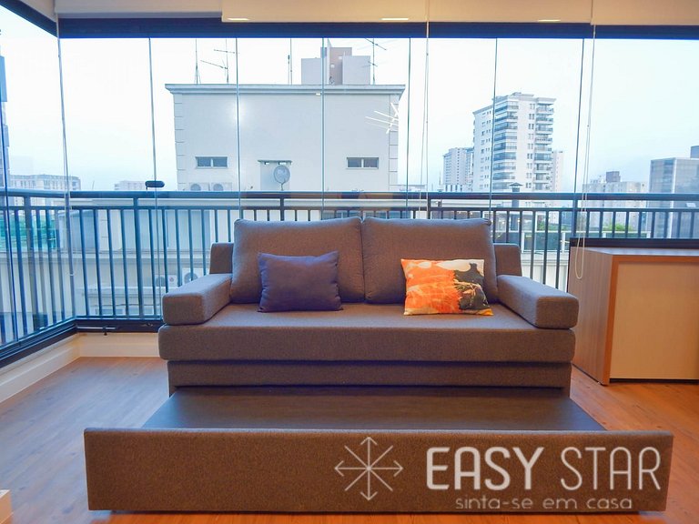 Easy Star - Studio Aconchegante e Estiloso no Campo Belo - W