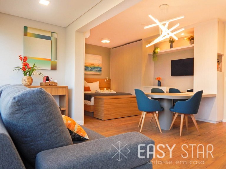 Easy Star - Studio Aconchegante e Estiloso no Campo Belo - W